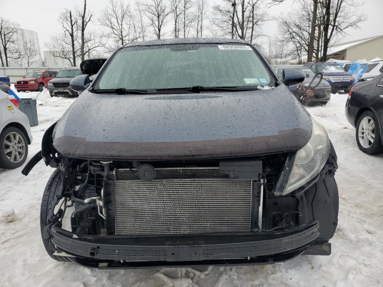 2016 KIA Sportage VIN KNDPBCAC1G7827395 Copart auction photo, front end damage thumbnail 5