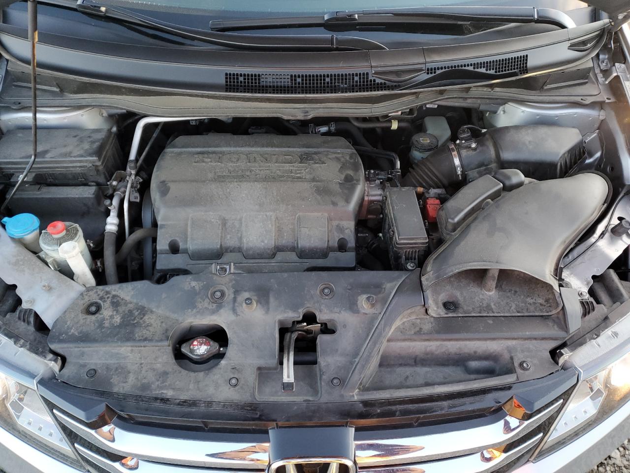 2017 Honda Odyssey VIN 5FNRL5H65HB011352 Copart auction photo, undercarriage / rear end damage thumbnail 12