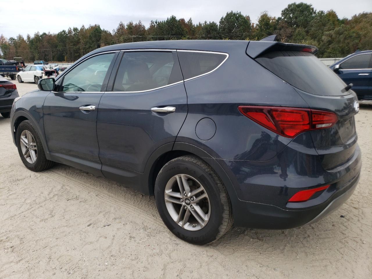 2017 Hyundai Santa Fe VIN 5XYZTDLB0HG430846 Copart auction photo, mechanical / minor dent/scratches damage thumbnail 2