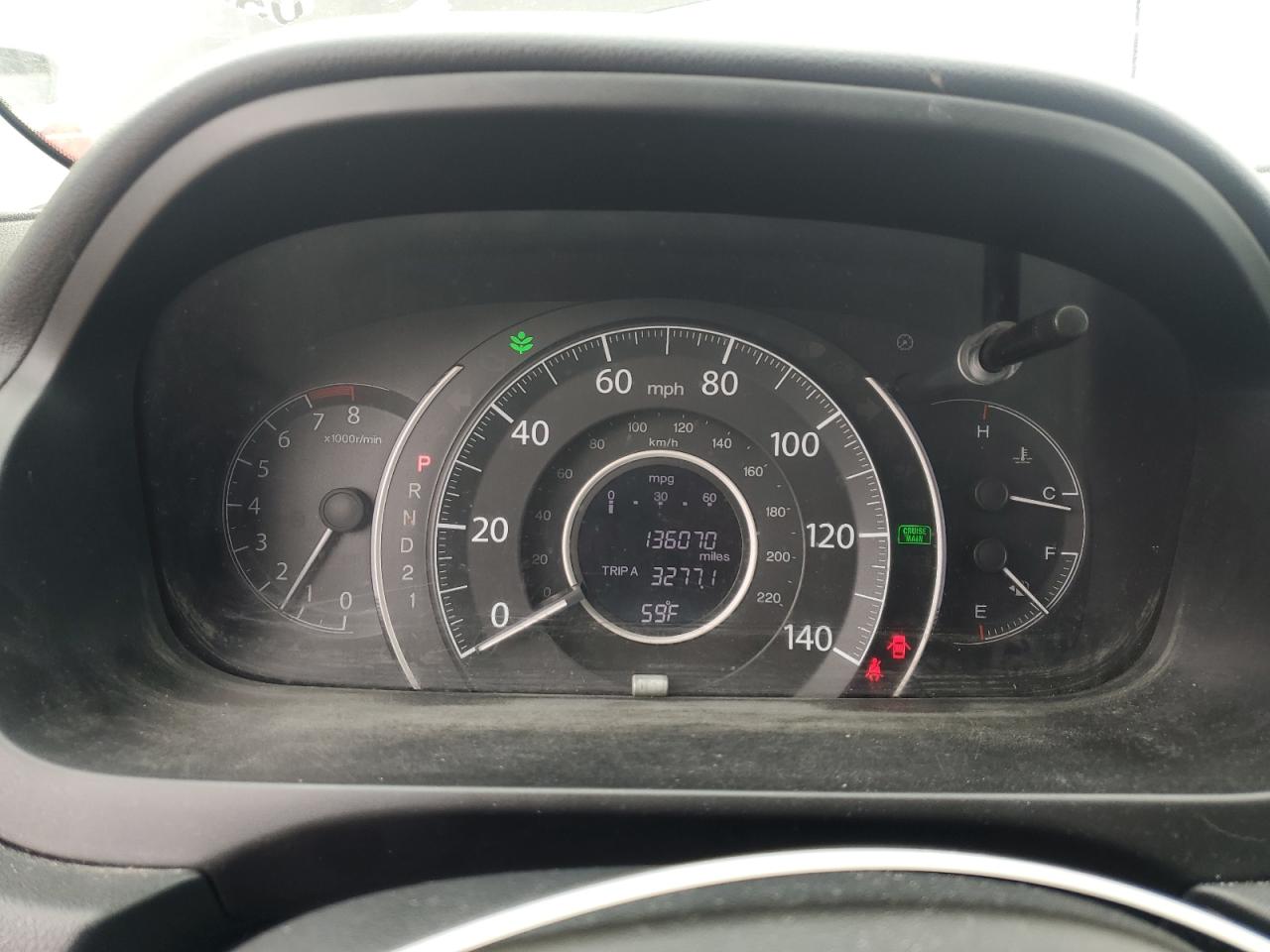 2014 Honda CR-V VIN 2HKRM3H70EH522894 Copart auction photo, front end damage thumbnail 9