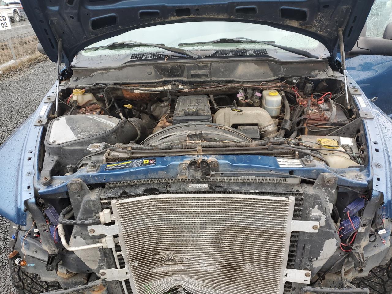 2004 Dodge RAM VIN 3D3KU28CX4G275715 Copart auction photo, front end damage thumbnail 12