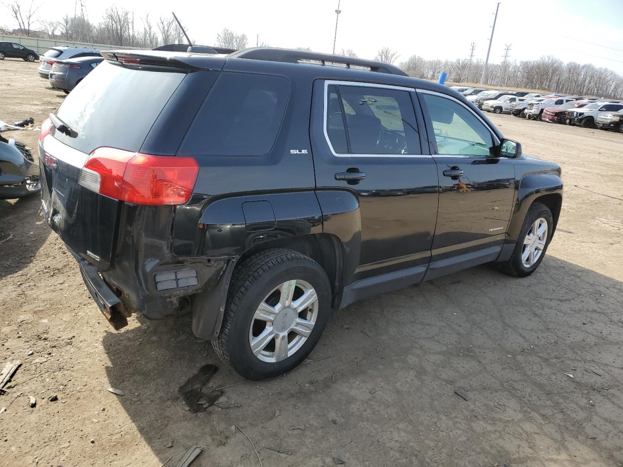 2015 GMC Terrain VIN 2GKFLWEK9F6242918 Copart auction photo, rear end damage thumbnail 3