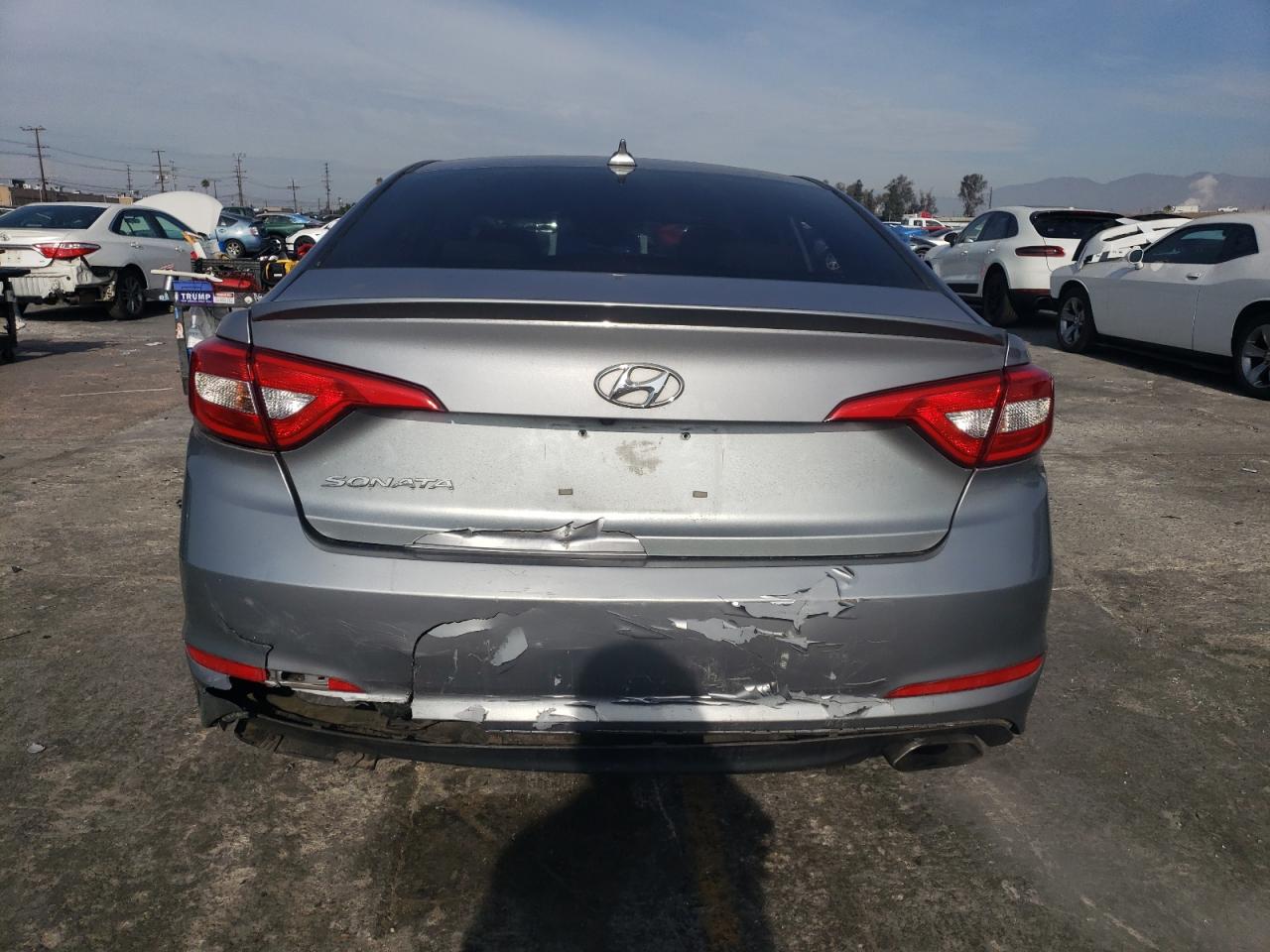 2016 Hyundai Sonata VIN 5NPE24AF2GH276929 Copart auction photo, vandalism / front end damage thumbnail 6