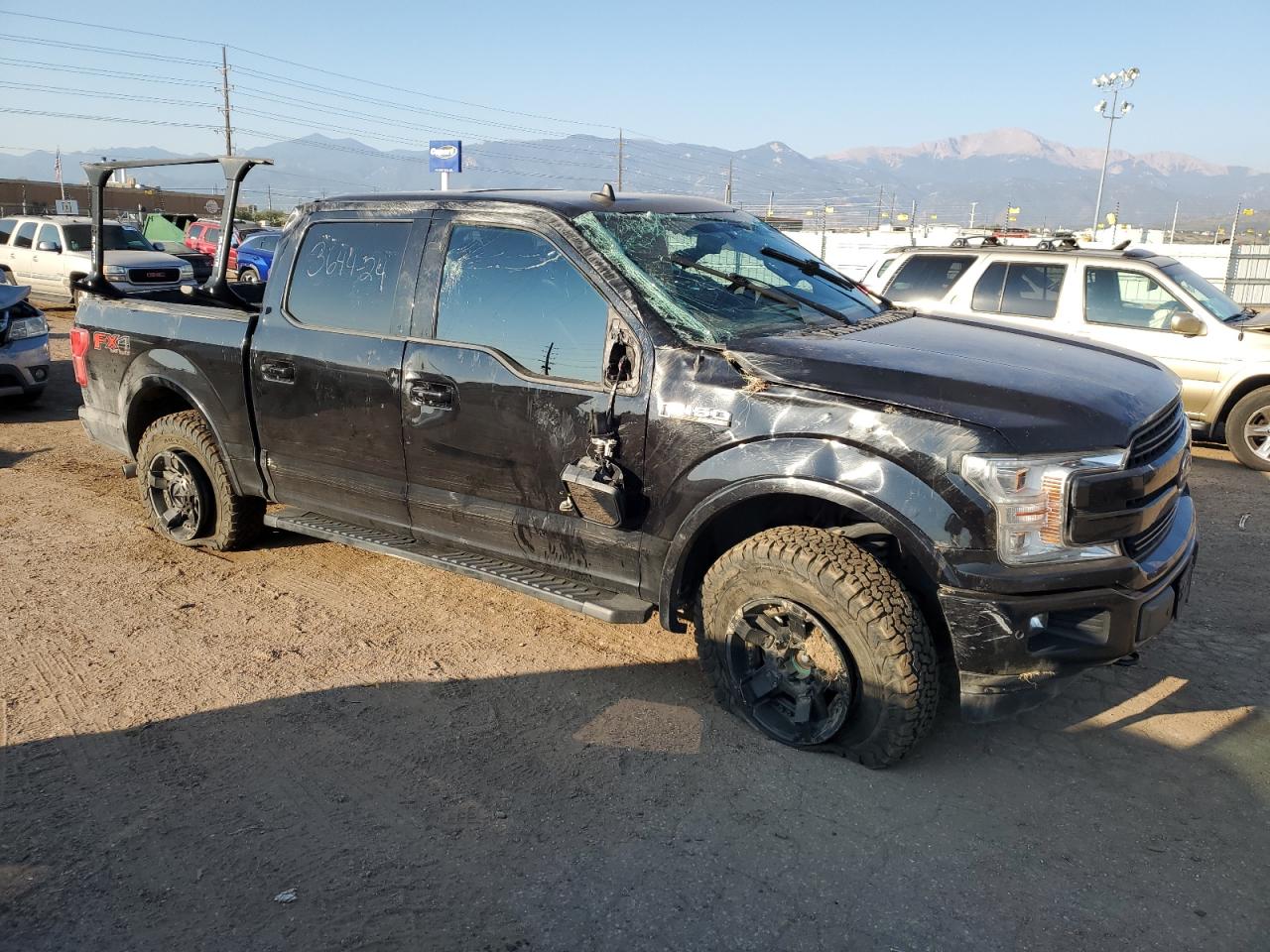 2019 Ford F-150 VIN 1FTEW1E41KKD03897 Copart auction photo, front end / rear end damage thumbnail 4