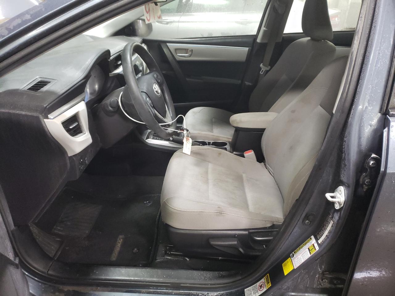 2016 Toyota Corolla VIN 2T1BURHE0GC615570 Copart auction photo, front end / rear end damage thumbnail 7