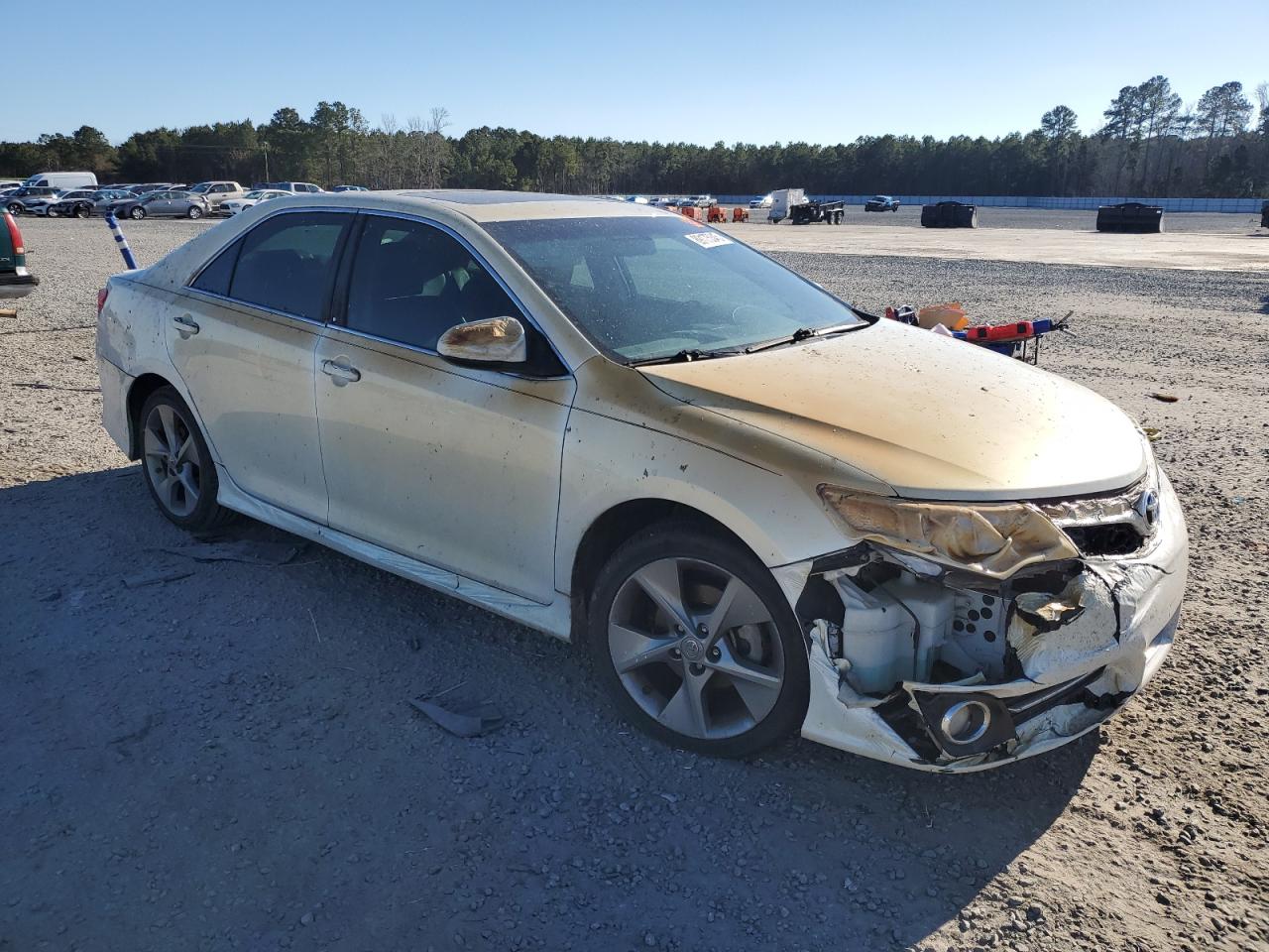 2012 Toyota Camry VIN 4T1BF1FK4CU632417 Copart auction photo, burn - engine / front end damage thumbnail 4