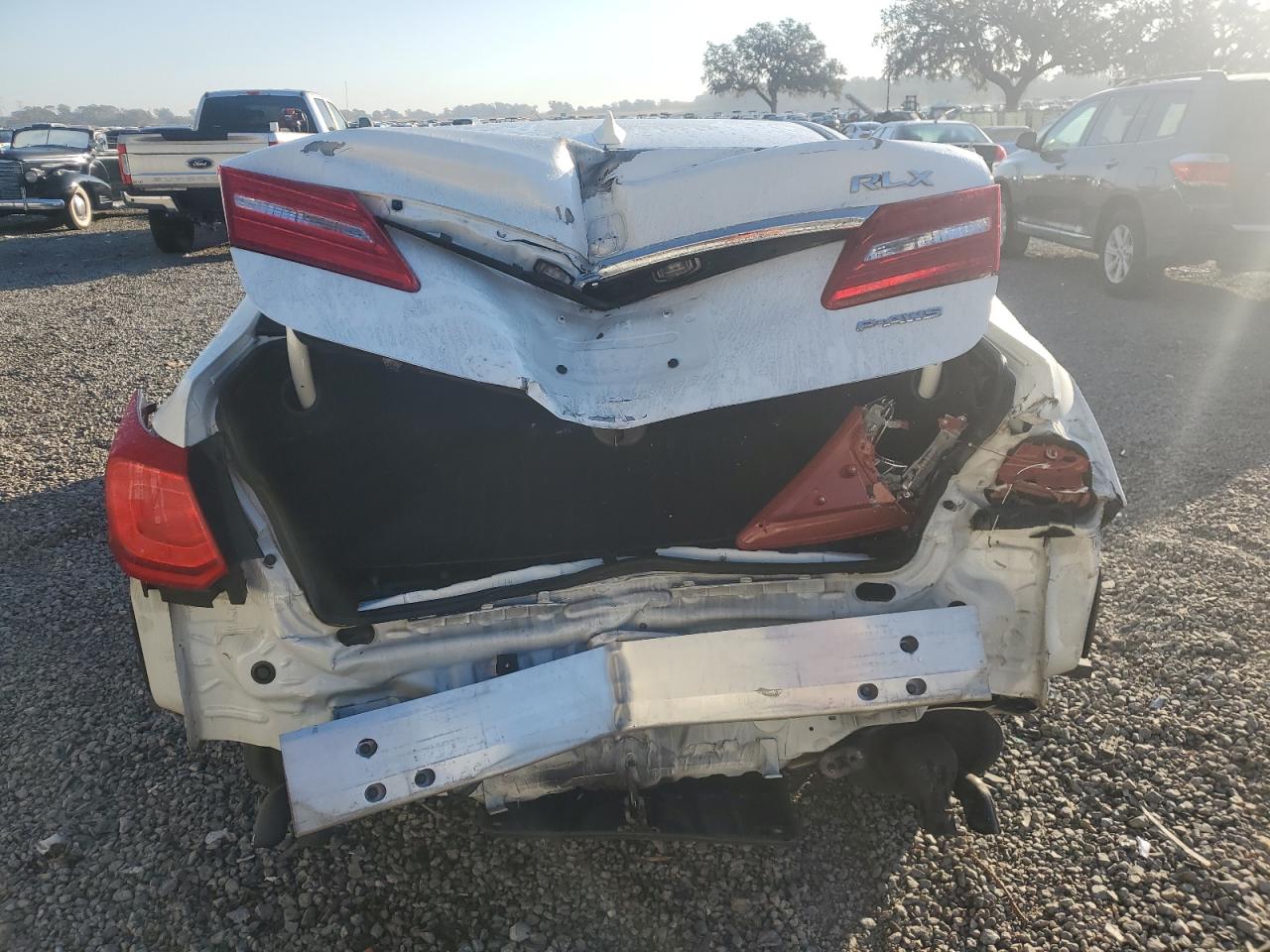 2017 Acura RLX VIN JH4KC1F52HC000678 Copart auction photo, rear end damage thumbnail 6