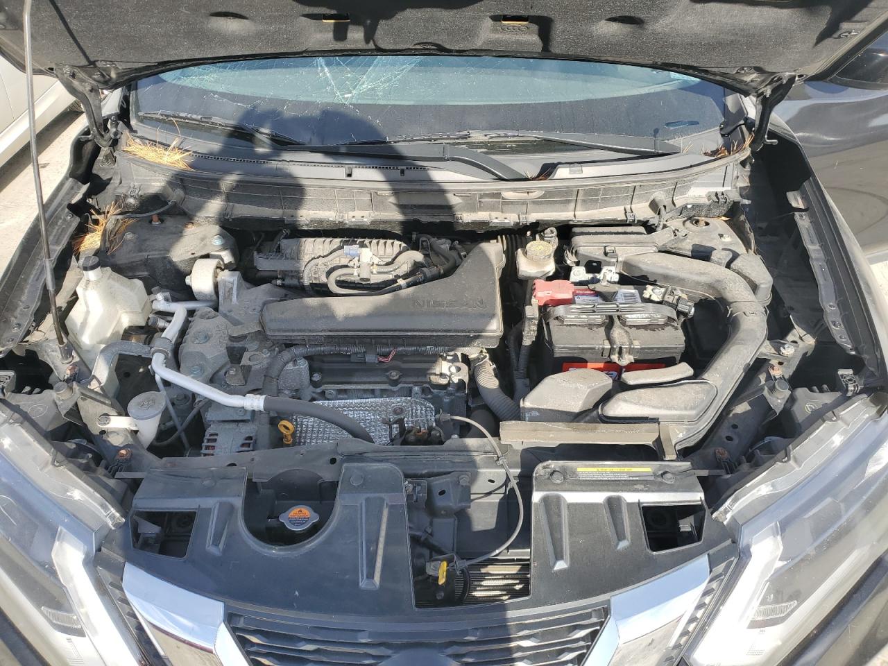 2017 Nissan Rogue VIN JN8AT2MV5HW008797 Copart auction photo, front end / side damage thumbnail 12