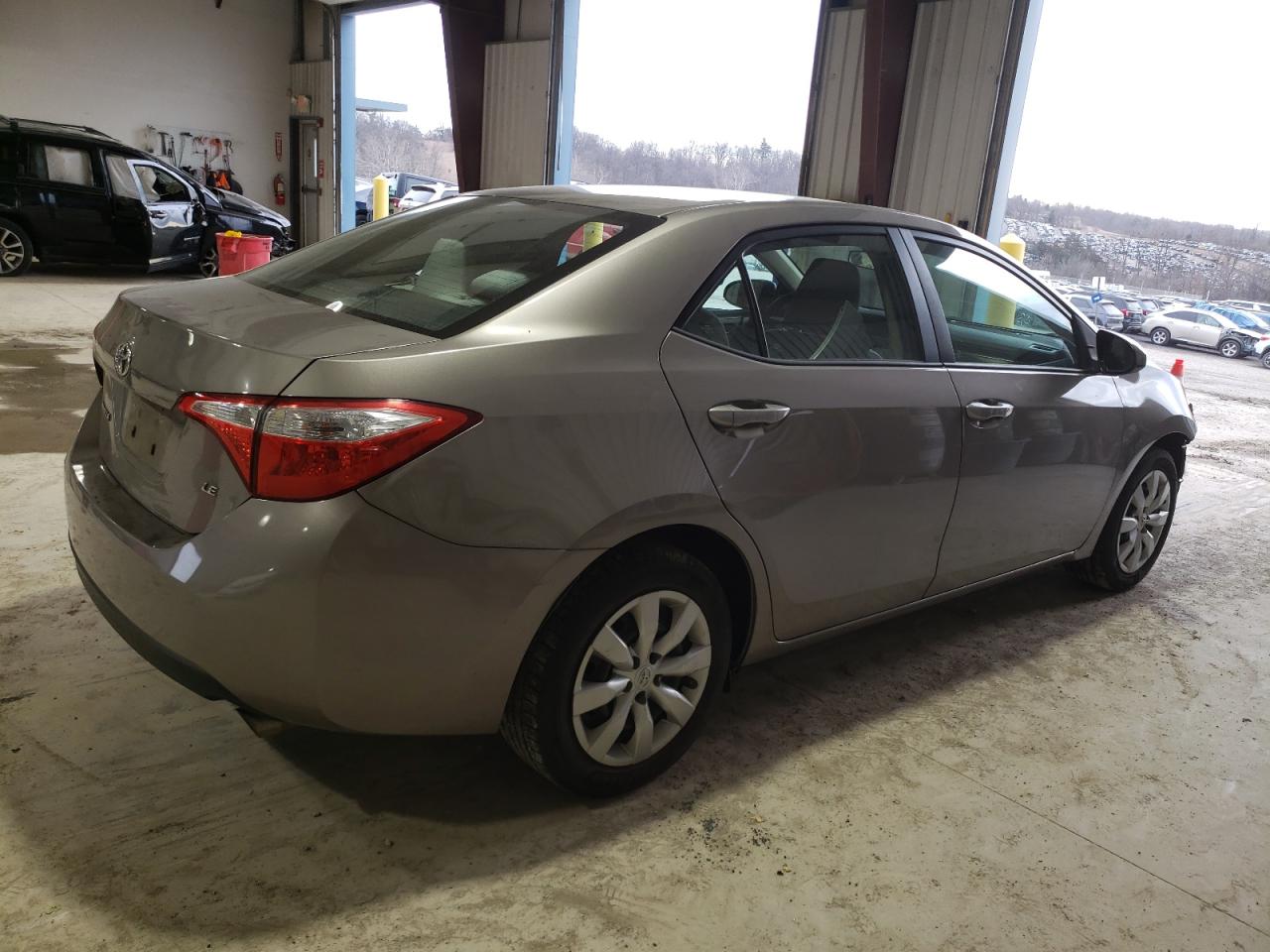 2015 Toyota Corolla VIN 2T1BURHE1FC420172 Copart auction photo, front end damage thumbnail 3