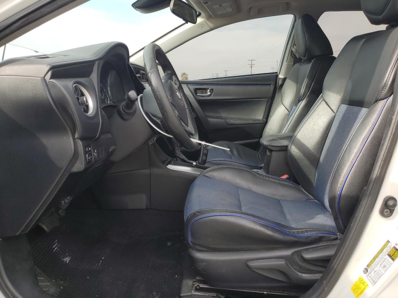 2017 Toyota Corolla VIN 5YFBURHE6HP717666 Copart auction photo, side / front end damage thumbnail 7