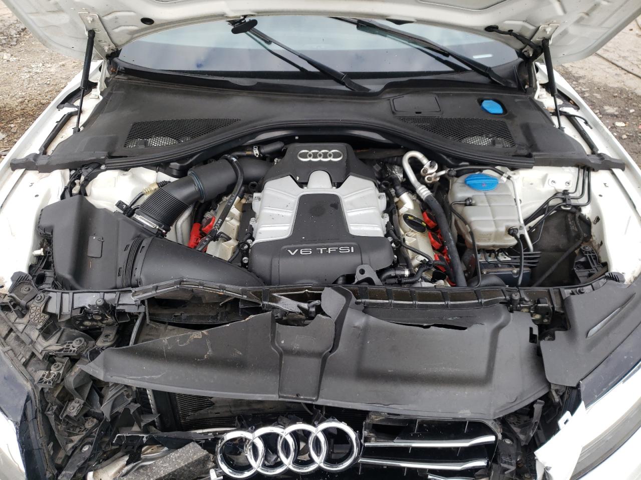 2014 Audi A7 VIN WAU2GAFC9EN071037 Copart auction photo, front end damage thumbnail 11