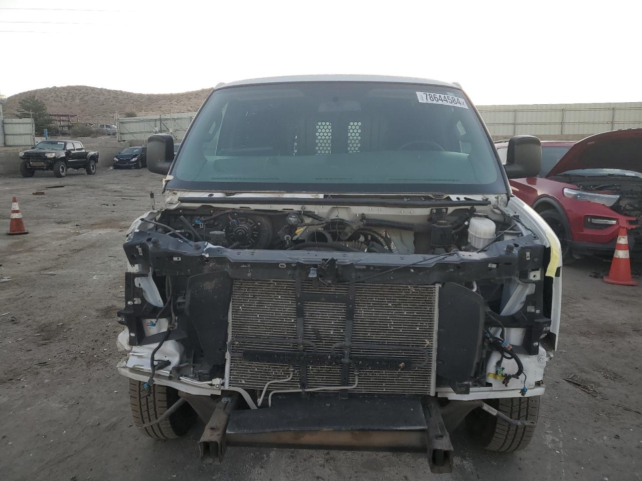 2018 Chevrolet Express VIN 1GCWGAFG7J1910868 Copart auction photo, front end damage thumbnail 5