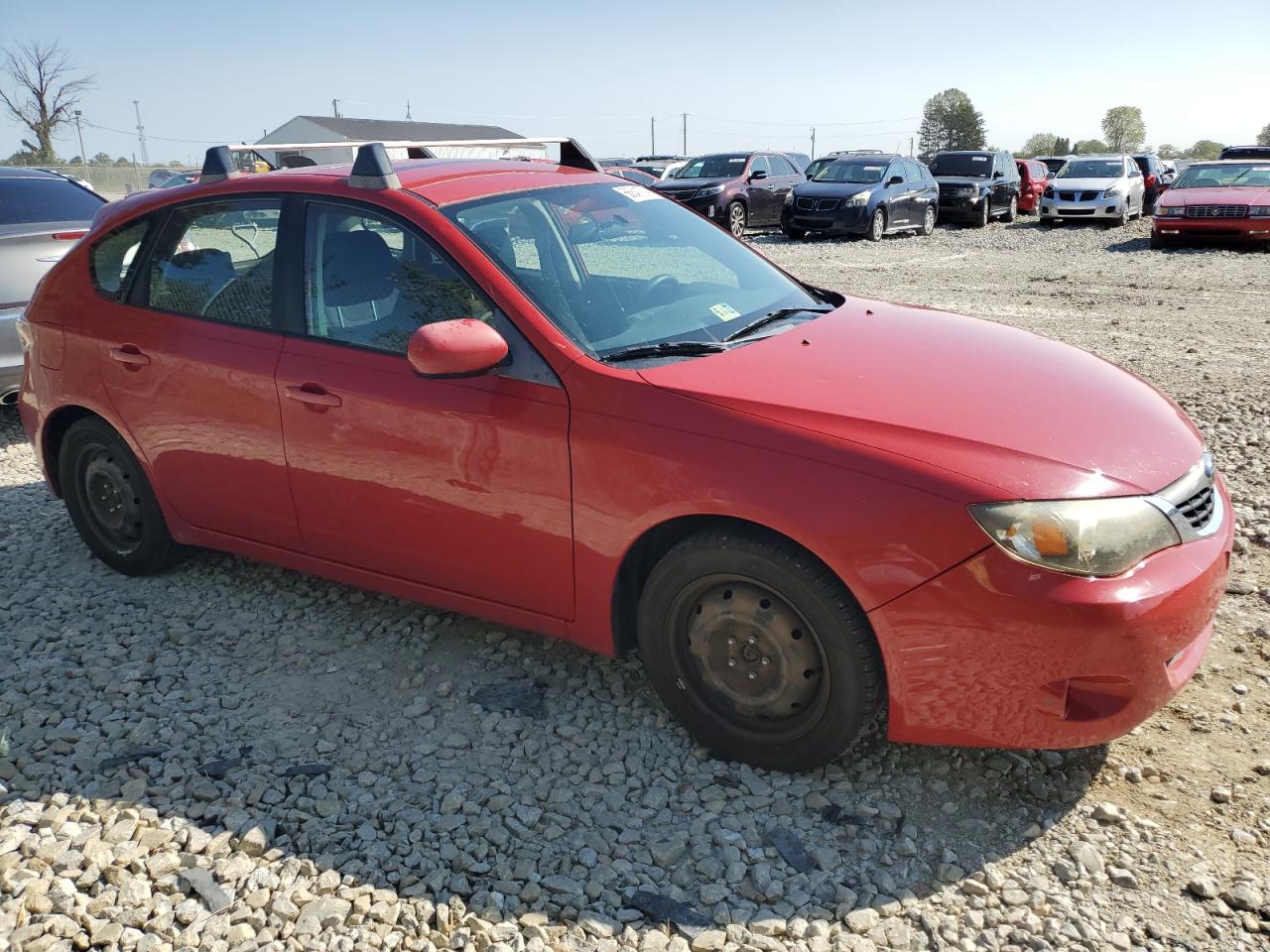 2009 Subaru Impreza VIN JF1GH61609H807927 Copart auction photo, hail damage thumbnail 4
