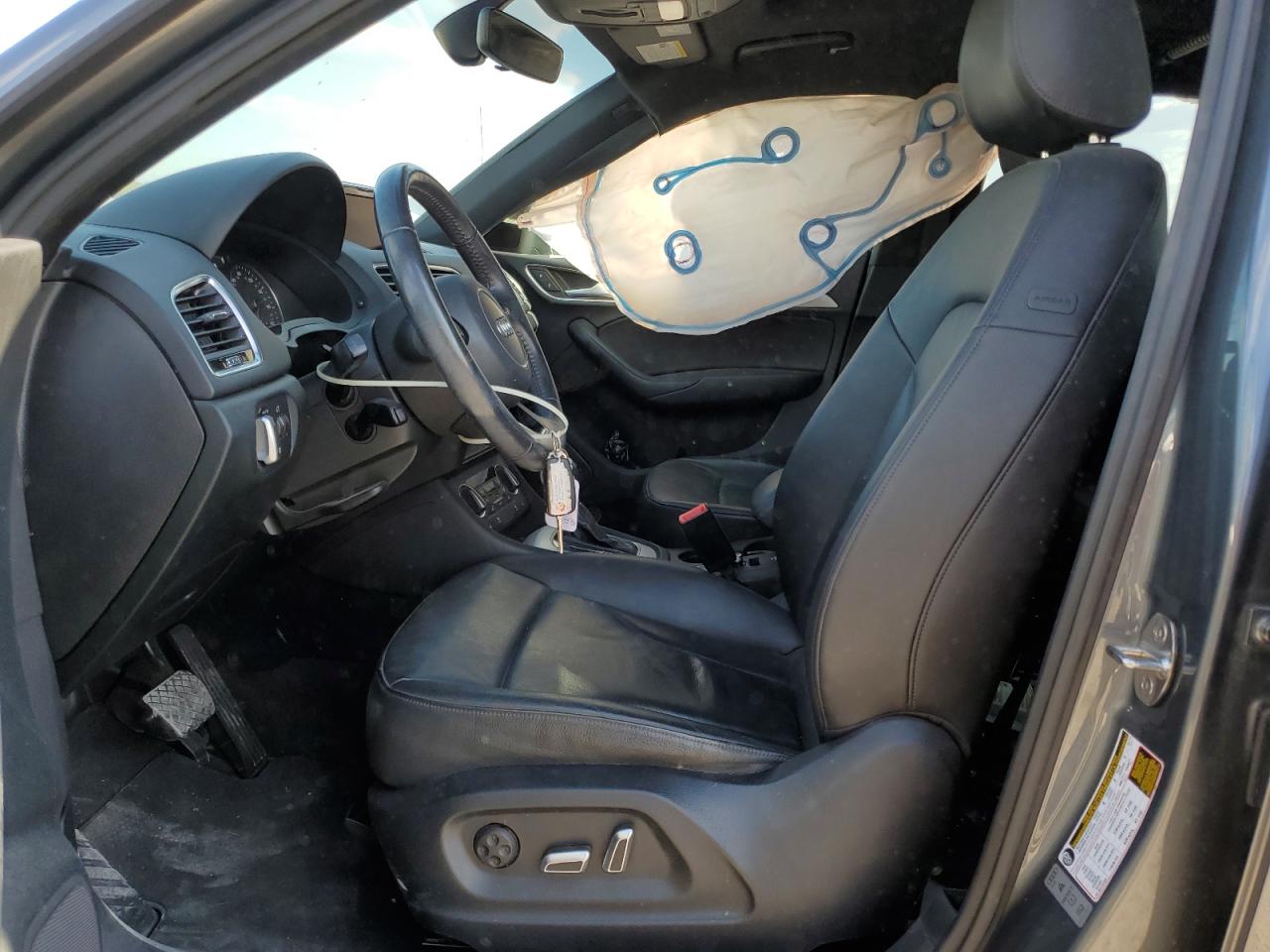 2017 Audi Q3 VIN WA1ECCFS0HR010018 Copart auction photo, side damage thumbnail 7