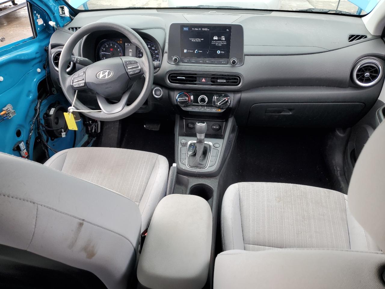 2023 Hyundai Kona VIN KM8K6CAB2PU984520 Copart auction photo, side damage thumbnail 8
