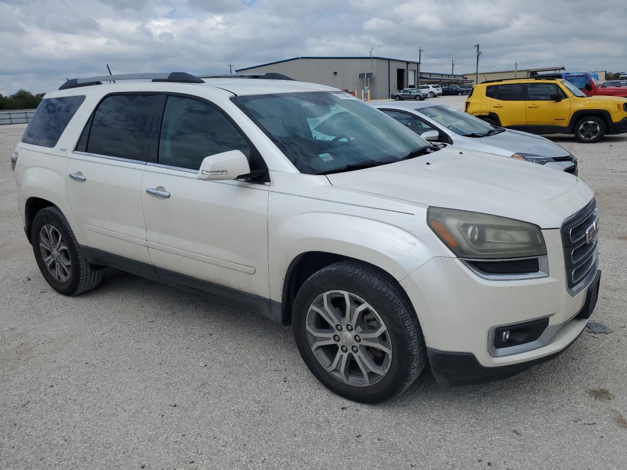 2013 GMC Acadia VIN 1GKKRRKD4DJ253393 Copart auction photo, side / front end damage thumbnail 4