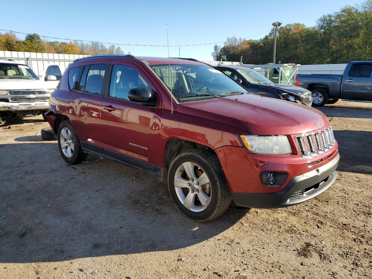 2012 Jeep Compass VIN 1C4NJCEA9CD571103 Copart auction photo, rear end damage thumbnail 4