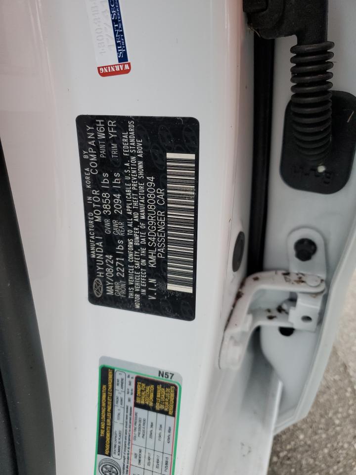 2024 Hyundai Elantra VIN KMHLS4DG9RU808094 Copart auction photo, water/flood damage thumbnail 13