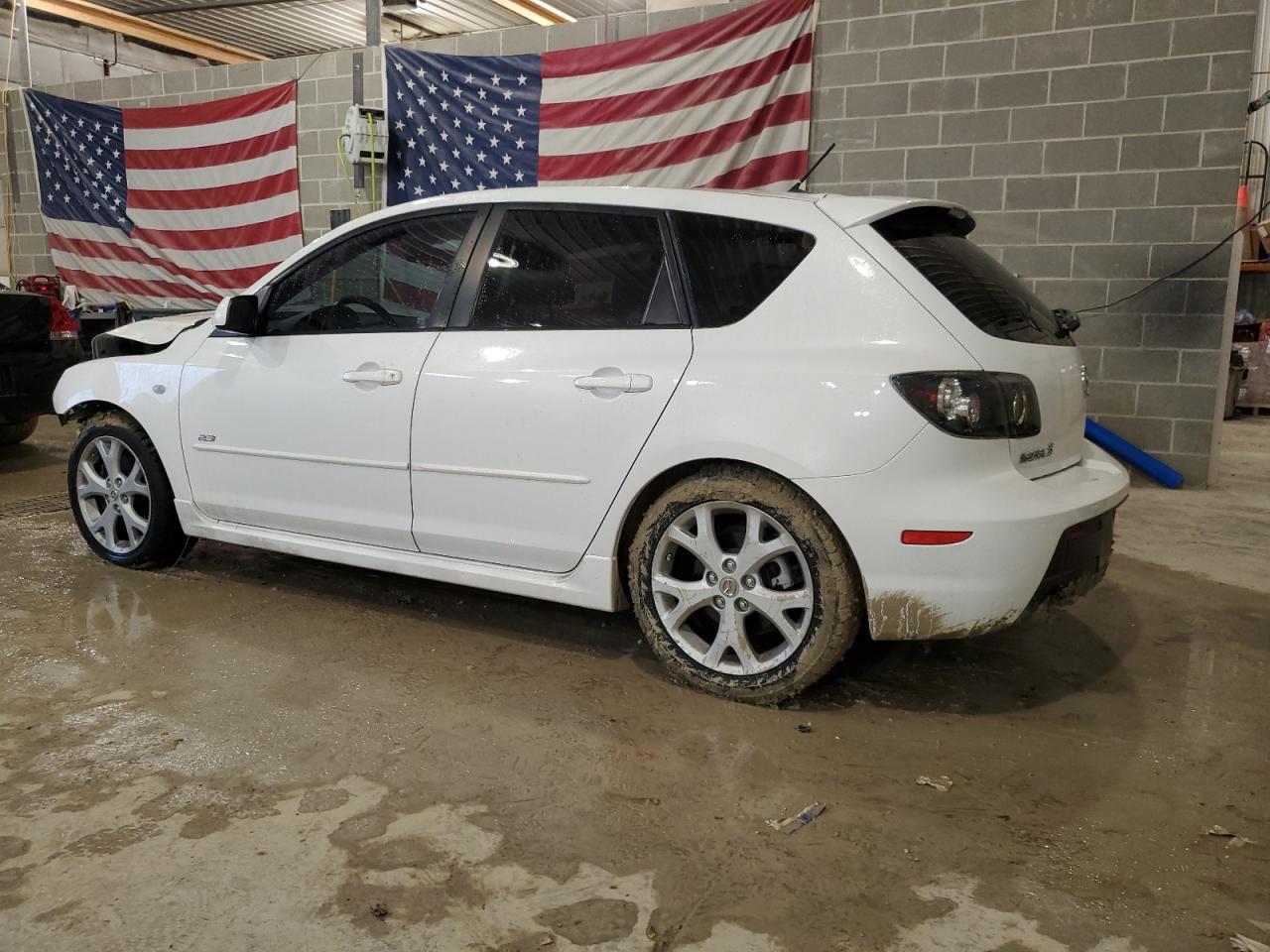 2008 Mazda 3 VIN JM1BK343X81104526 Copart auction photo, front end / minor dent/scratches damage thumbnail 2