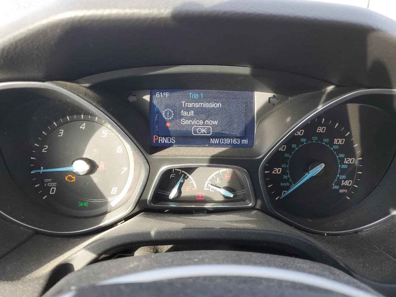 2014 Ford Focus VIN 1FADP3F29EL111844 Copart auction photo, front end damage thumbnail 9