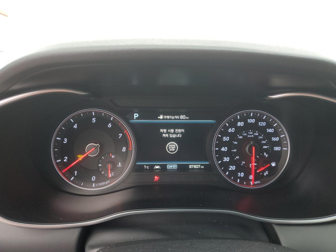 2019 Genesis G70 VIN KMTG34LE7KU027441 Copart auction photo, front end damage thumbnail 9