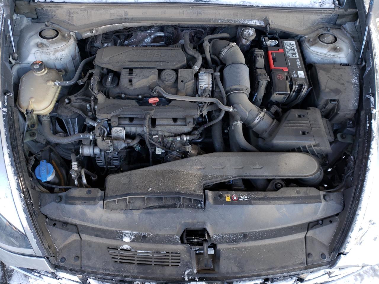 2021 Hyundai Sonata VIN 5NPEJ4J2XMH132914 Copart auction photo, front end / undercarriage damage thumbnail 11