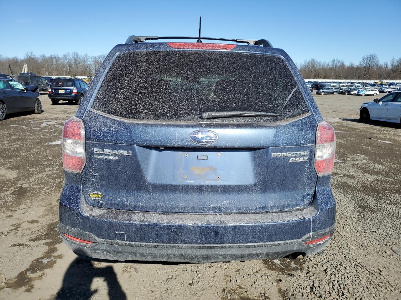 2014 Subaru Forester VIN JF2SJAECXEH535359 Copart auction photo, front end / side damage thumbnail 6