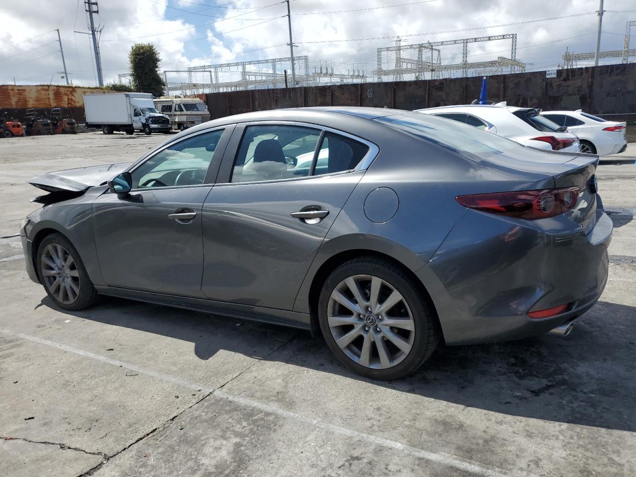 2023 Mazda 3 VIN 3MZBPACM0PM370314 Copart auction photo, front end damage thumbnail 2