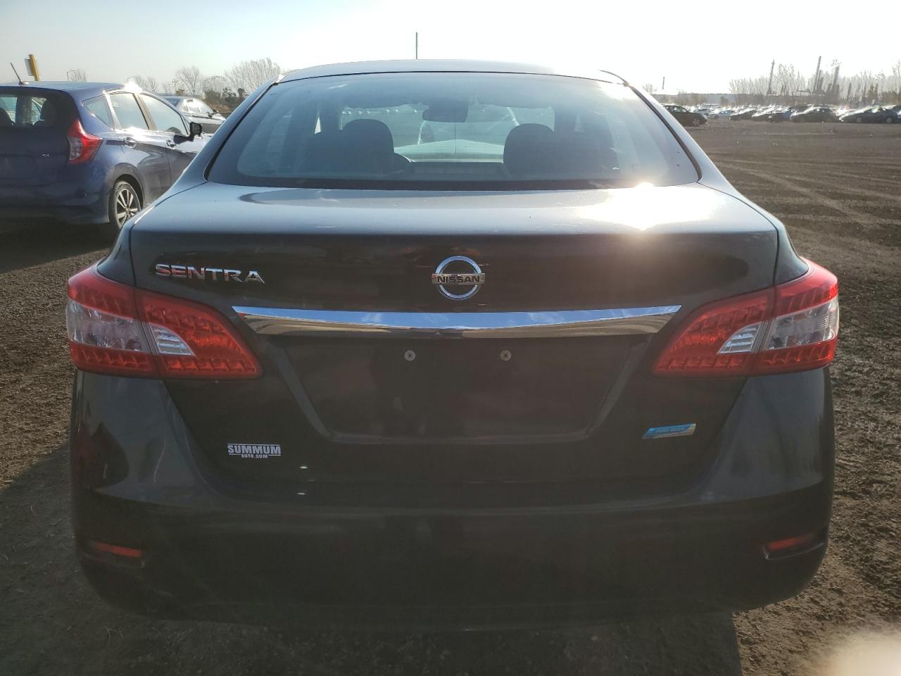 2014 Nissan Sentra VIN 3N1AB7AP9EL637789 Copart auction photo, front end / side damage thumbnail 6