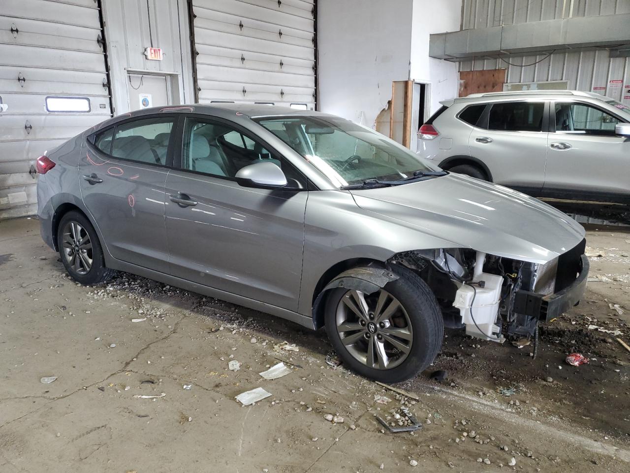 2017 Hyundai Elantra VIN 5NPD84LF4HH097316 Copart auction photo, front end / rear end damage thumbnail 4