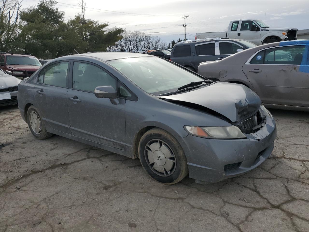 2009 Honda Civic VIN JHMFA36219S018248 Copart auction photo, front end / frame damage damage thumbnail 4