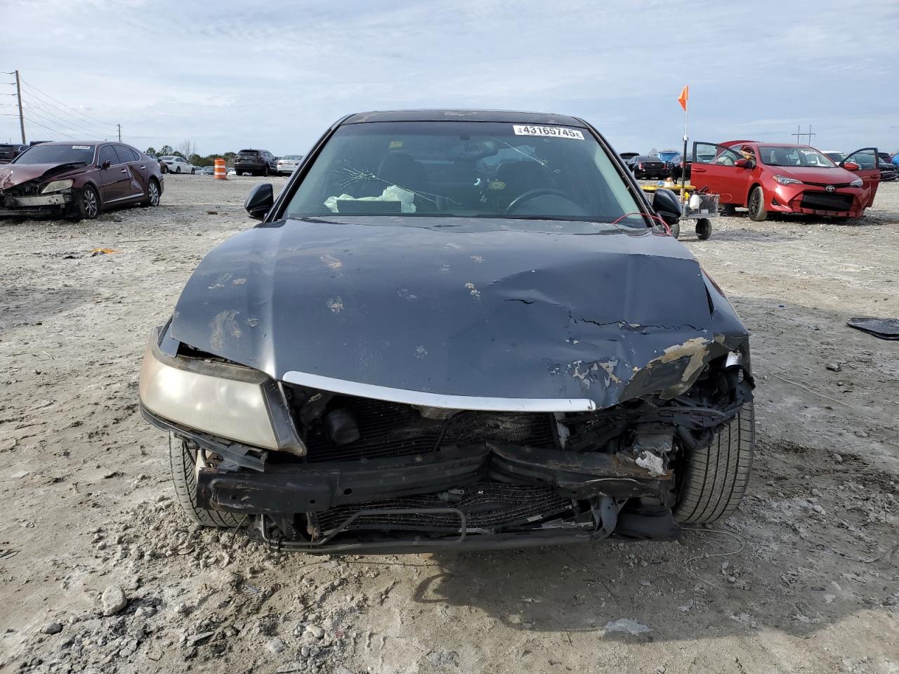 2005 Acura TSX VIN JH4CL96955C034714 Copart auction photo, front end / side damage thumbnail 5