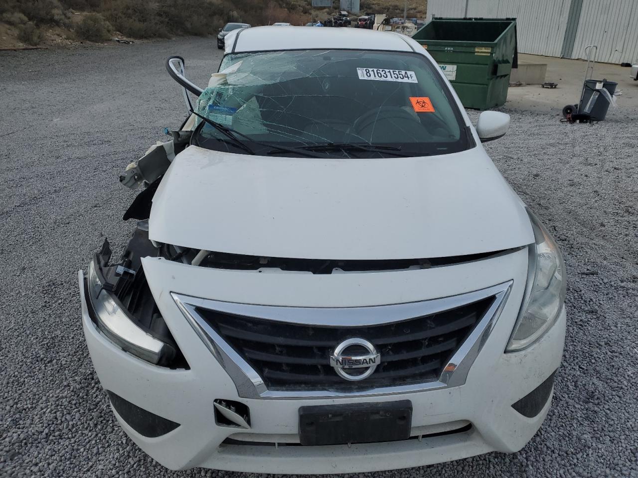 2017 Nissan Versa VIN 3N1CN7AP3HL840021 Copart auction photo, side damage thumbnail 5
