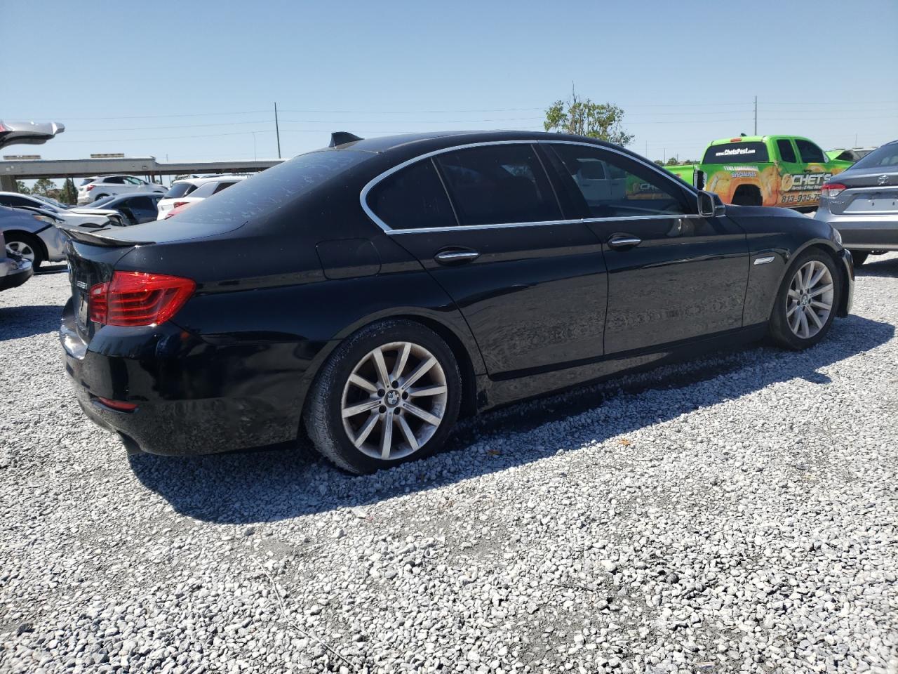 2015 BMW 5er VIN WBA5B1C55FD919164 Copart auction photo, front end damage thumbnail 3