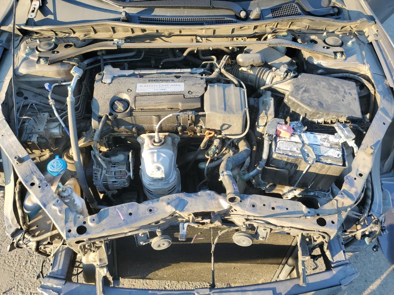 2015 Honda Accord VIN 1HGCR2F77FA054497 Copart auction photo, front end damage thumbnail 11