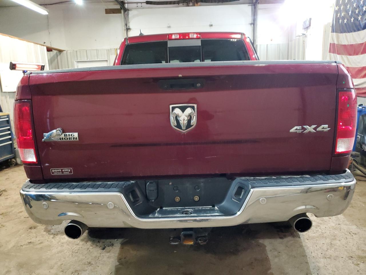 2017 RAM 1500 VIN 1C6RR7LT1HS688237 Copart auction photo, side / minor dent/scratches damage thumbnail 6