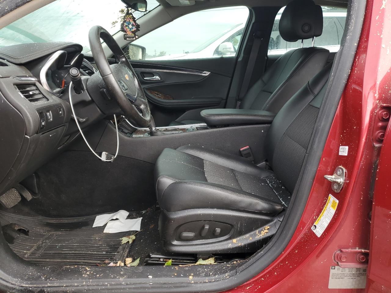 2014 Chevrolet Impala VIN 1G1115SL9EU122371 Copart auction photo, top/roof / rear end damage thumbnail 7