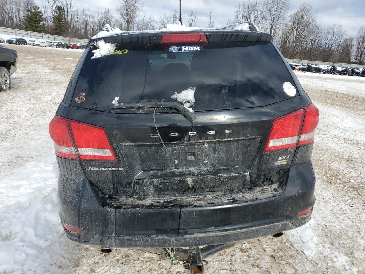 2016 Dodge Journey VIN 3C4PDCBG4GT206997 Copart auction photo, front end / side damage thumbnail 6