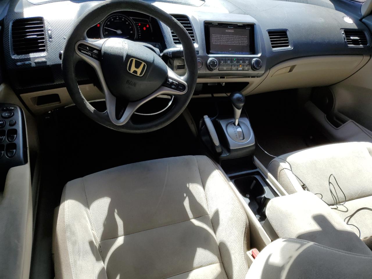 2010 Honda Civic VIN 2HGFA1F54AH560621 Copart auction photo, rear end / side damage thumbnail 8