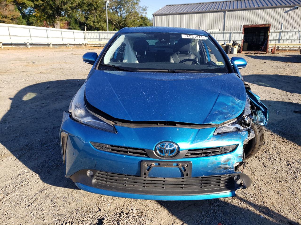 2020 Toyota Prius VIN JTDL9RFU9L3014256 Copart auction photo, front end / side damage thumbnail 5