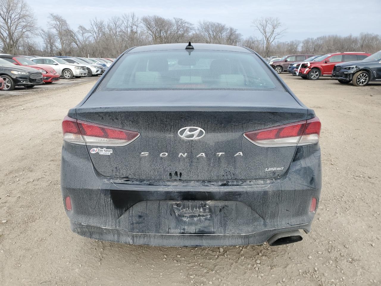 2018 Hyundai Sonata VIN 5NPE34AF4JH714063 Copart auction photo, front end / mechanical damage thumbnail 6