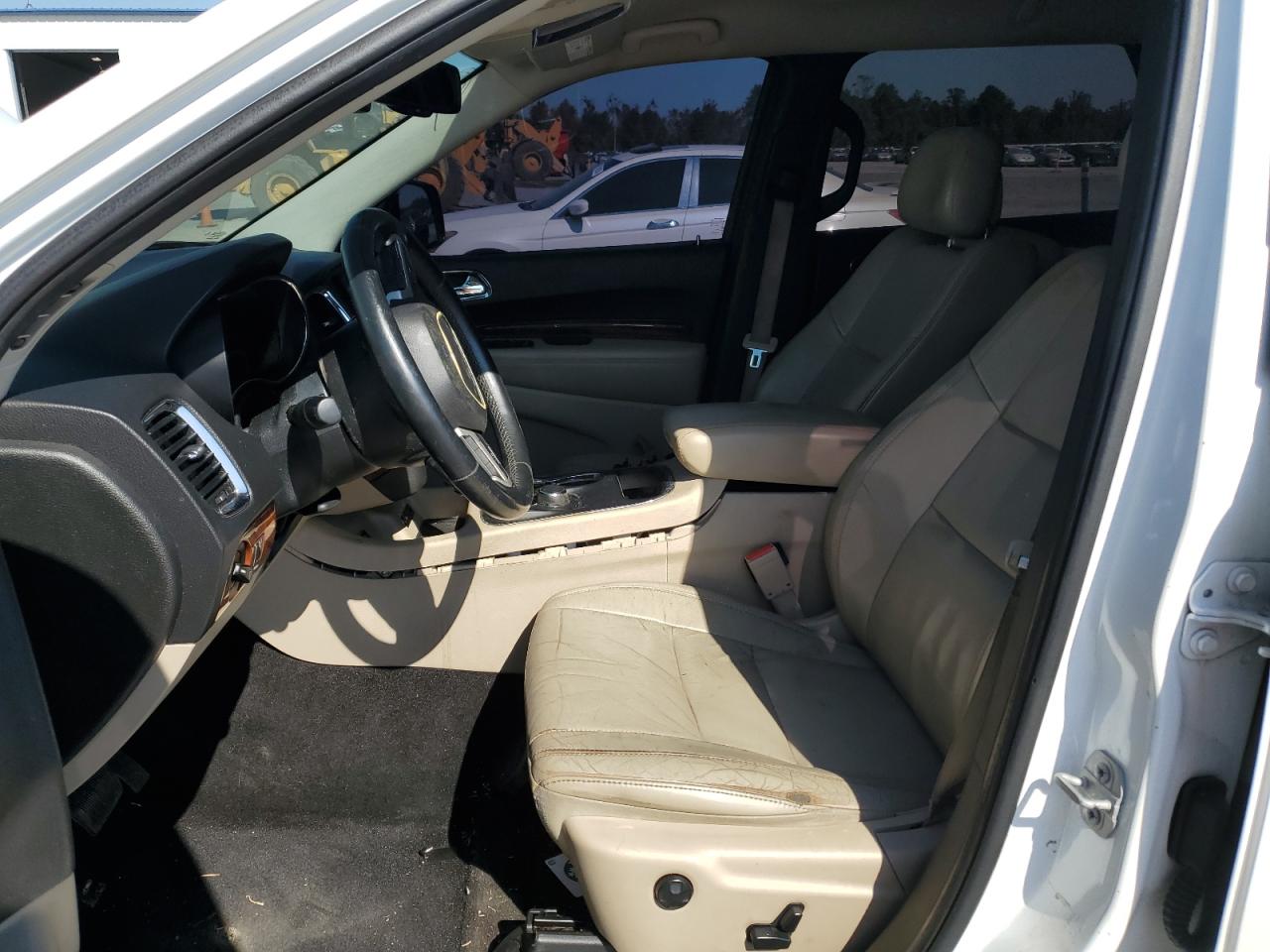 2014 Dodge Durango VIN 1C4RDHDG7EC596439 Copart auction photo, front end damage thumbnail 7