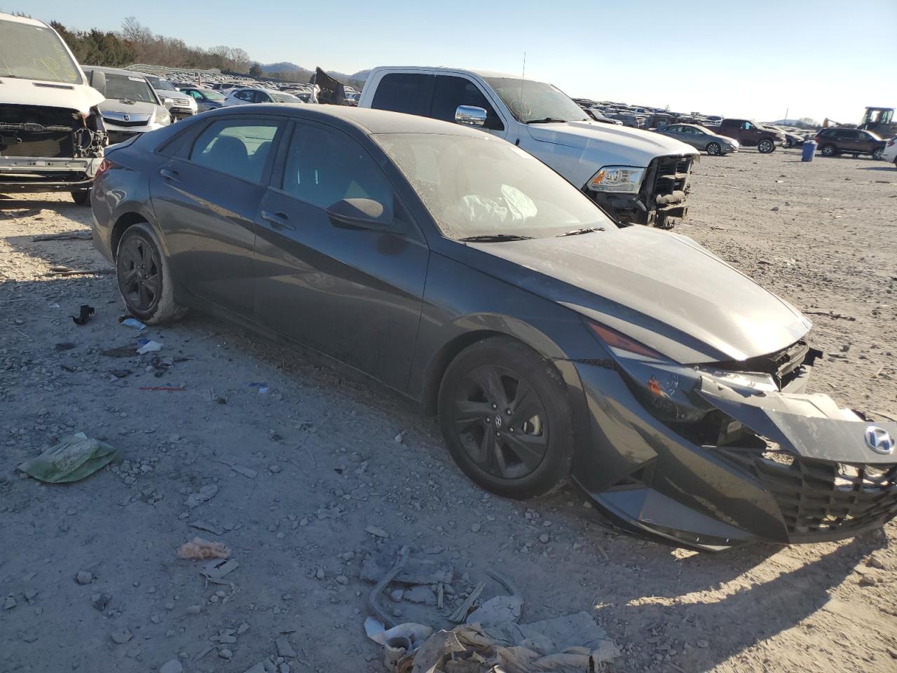 2022 Hyundai Elantra VIN 5NPLM4AG9NH083989 Copart auction photo, front end damage thumbnail 4
