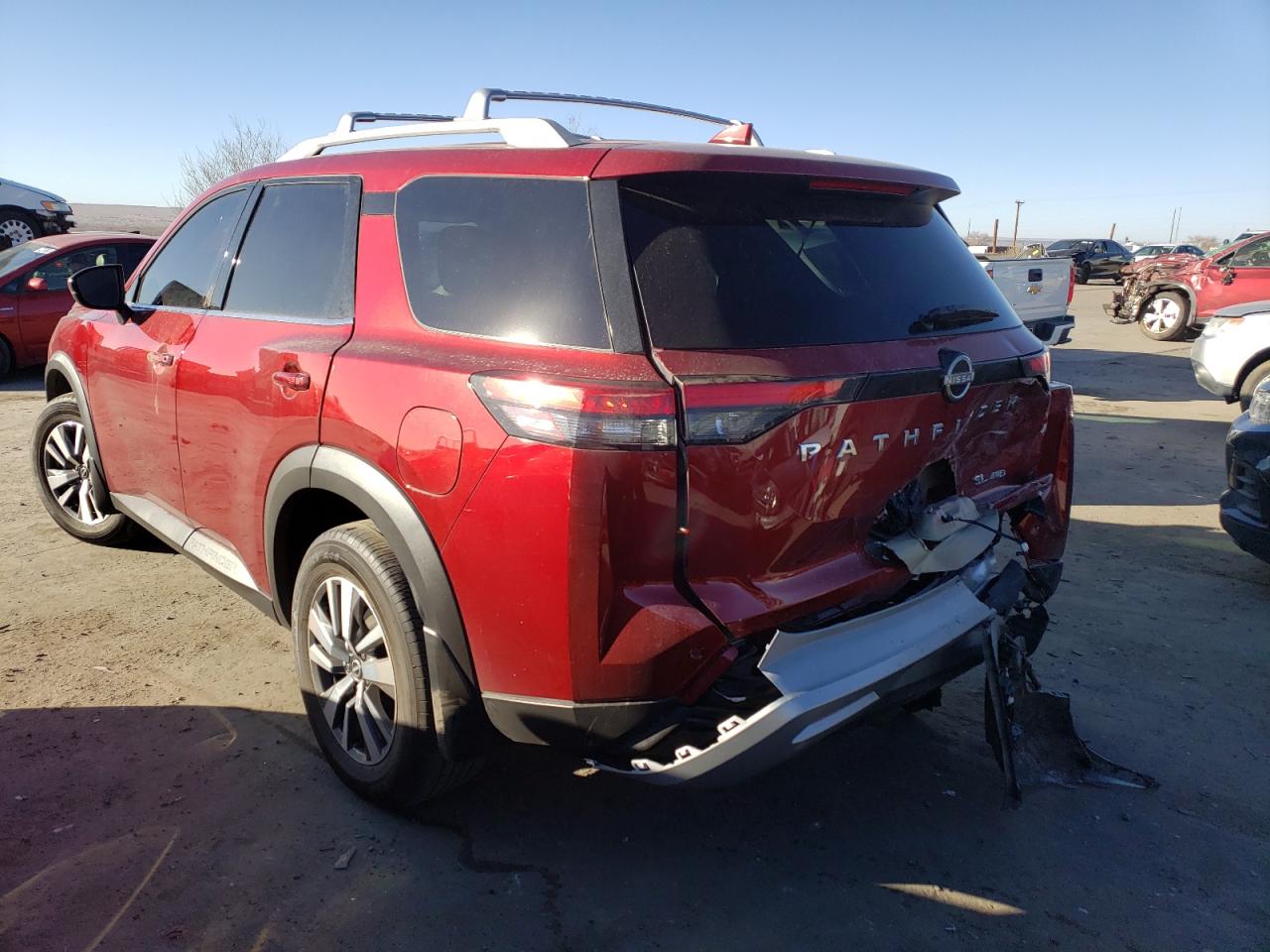 2024 Nissan Pathfinder VIN 5N1DR3CC1RC231740 Copart auction photo, rear end damage thumbnail 2