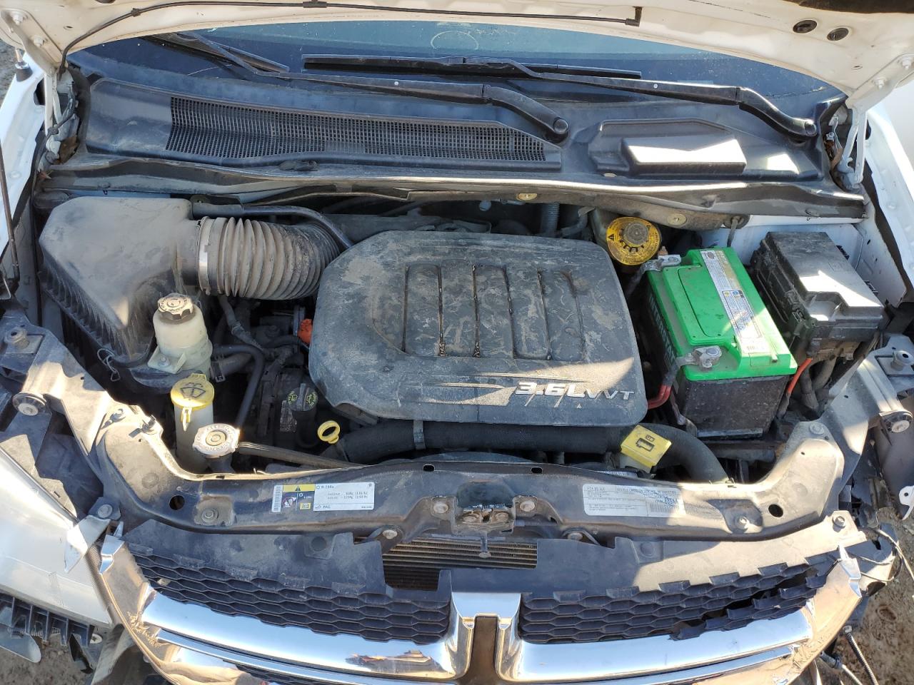 2017 Dodge Caravan VIN 2C4RDGBG6HR827887 Copart auction photo, front end / side damage thumbnail 13