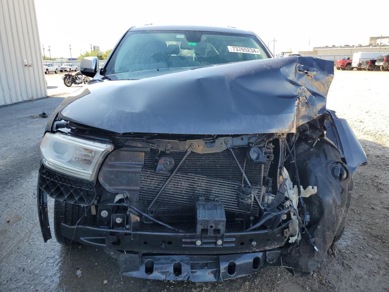 2015 Dodge Durango VIN 1C4RDHAG8FC709224 Copart auction photo, front end damage thumbnail 5