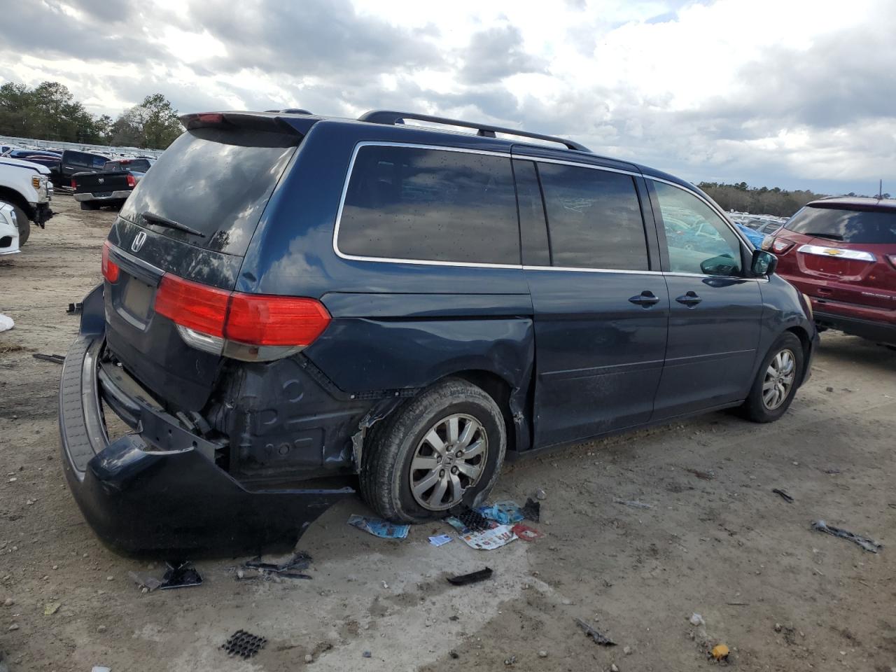 2010 Honda Odyssey VIN 5FNRL3H77AB061883 Copart auction photo, rear end damage thumbnail 3