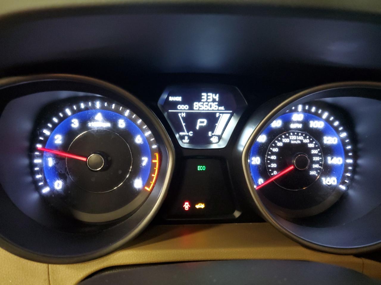 2013 Hyundai Elantra VIN 5NPDH4AE3DH376535 Copart auction photo, front end damage thumbnail 9