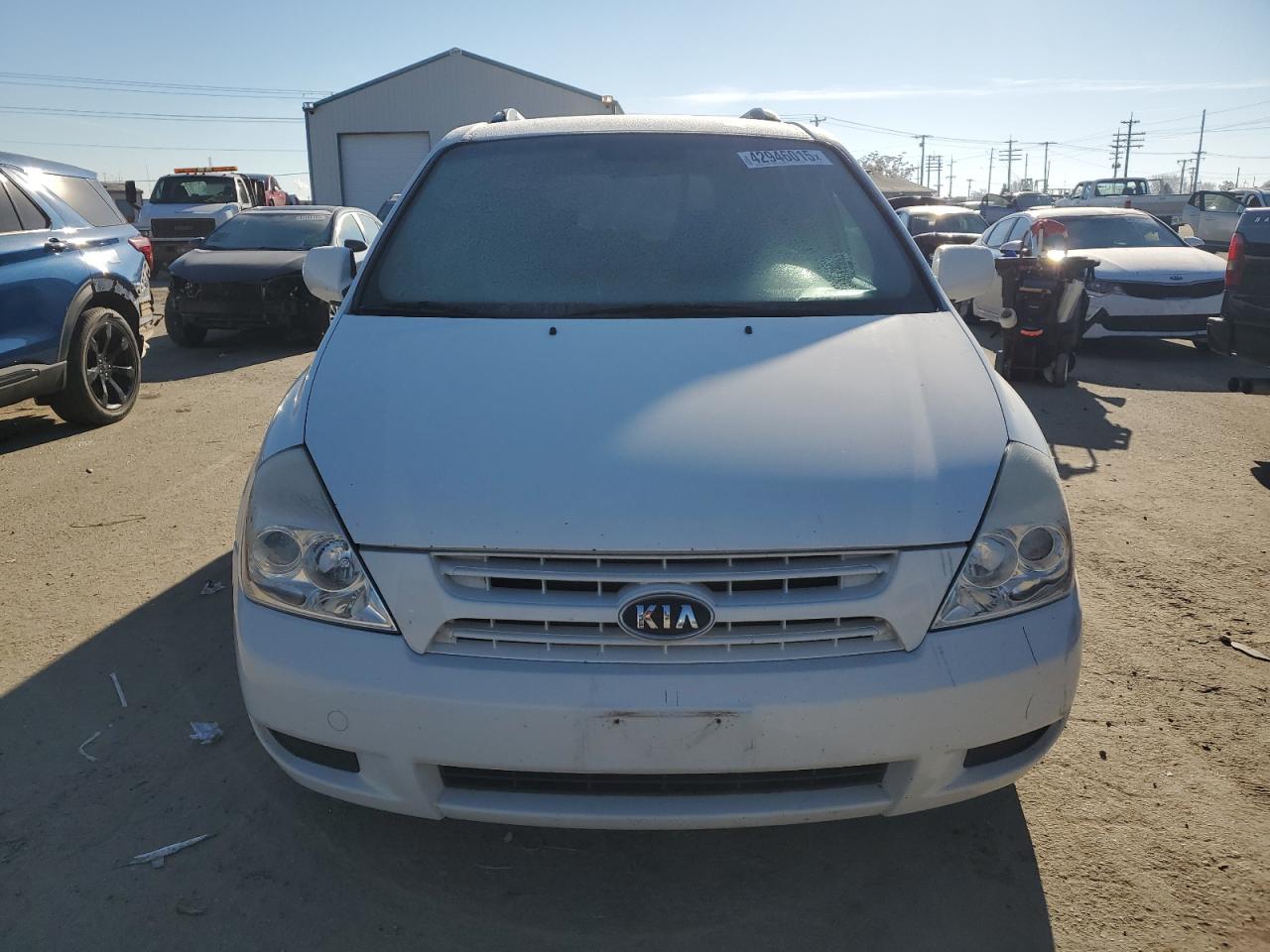 2010 KIA Sedona VIN KNDMG4C37A6358186 Copart auction photo, rear end damage thumbnail 5