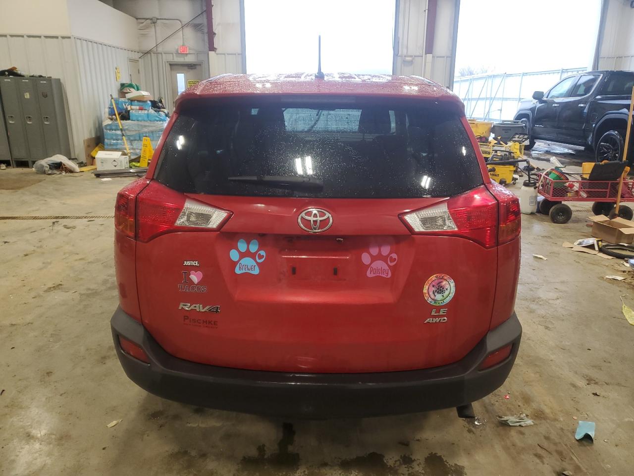 2015 Toyota RAV 4 VIN JTMBFREV6FJ042949 Copart auction photo, front end / water/flood damage thumbnail 6